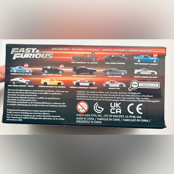 Jada Toys Hollywood Rides Fast & The Furious 1973 Chevy Camaro Die Cast Car - Picture 2 of 4